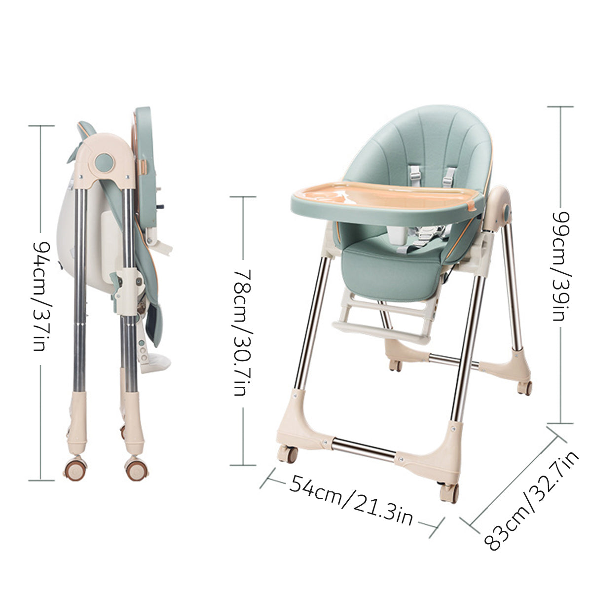 Baby Multifunctional Foldable Dining Chair