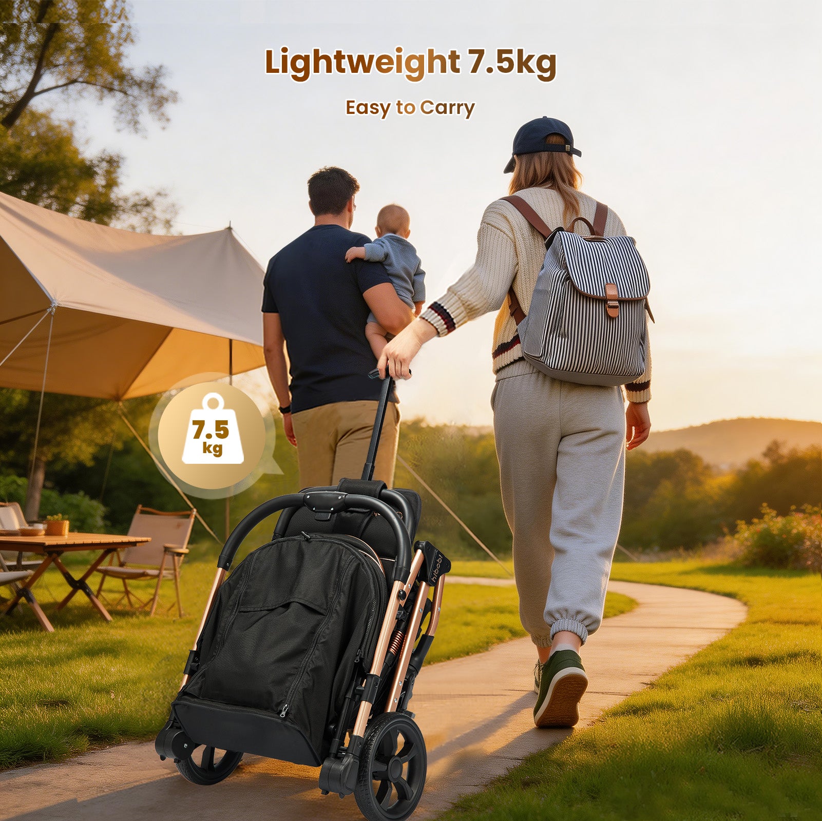 Hibobi Cirro™ Reversible Lightweight Stroller