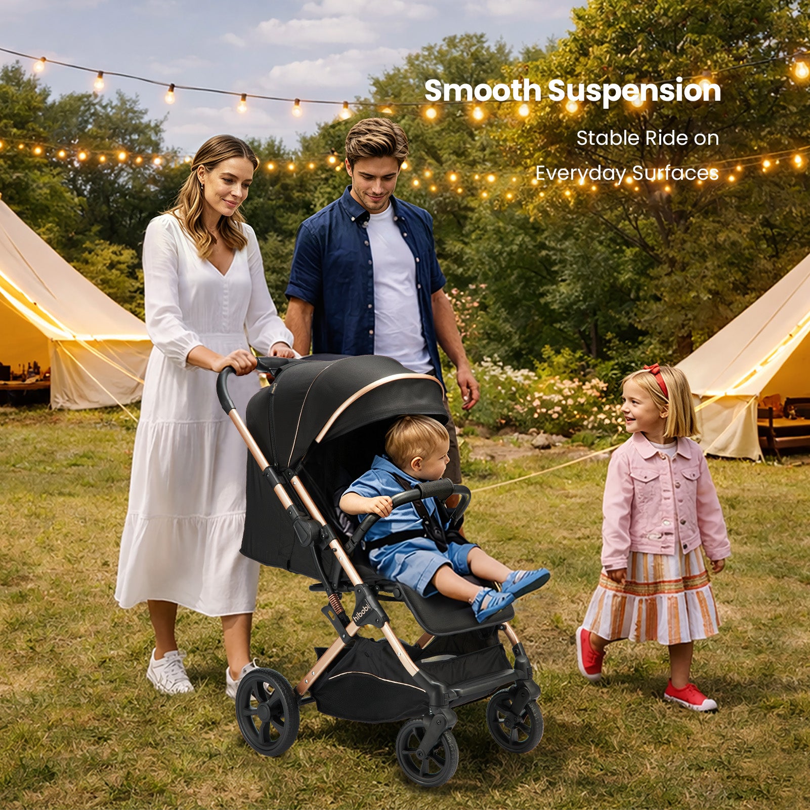 Hibobi Cirro™ Reversible Lightweight Stroller