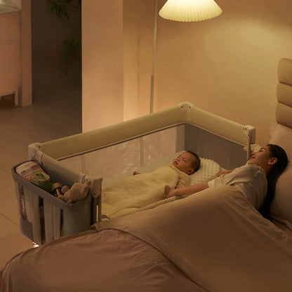 Foldable Outdoor Baby Crib with Mosquito Net
