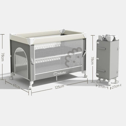 Foldable Outdoor Baby Crib with Mosquito Net