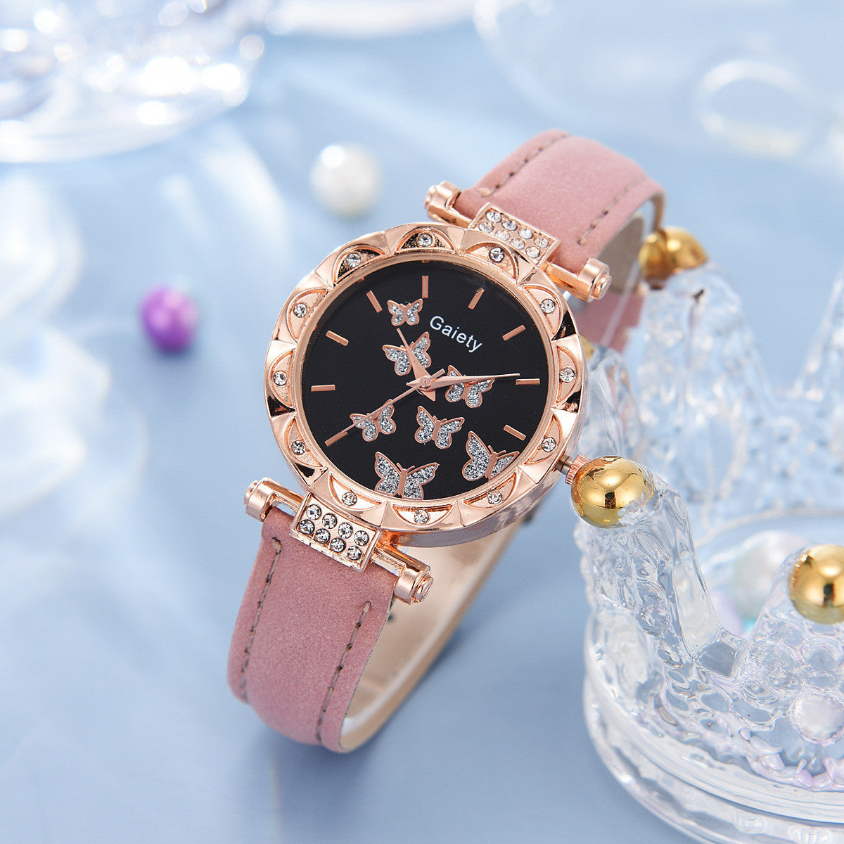 Girls' Butterfly Style Watch