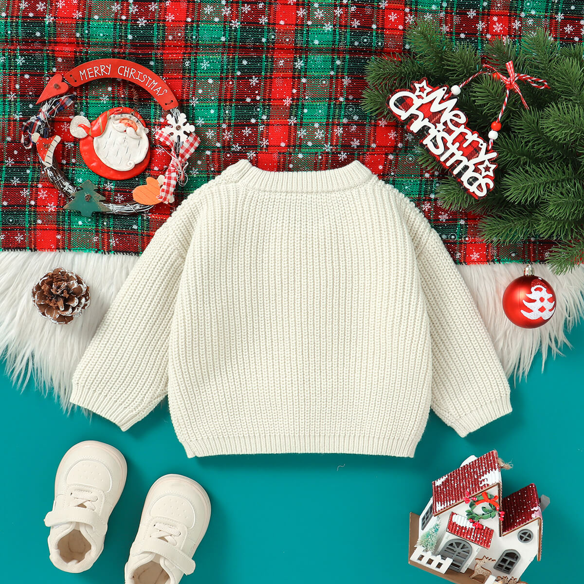 Baby Knitted Christmas Top Pullover Sweater