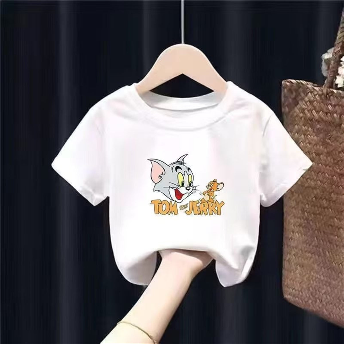 All-match cartoon anime round neck short-sleeved top