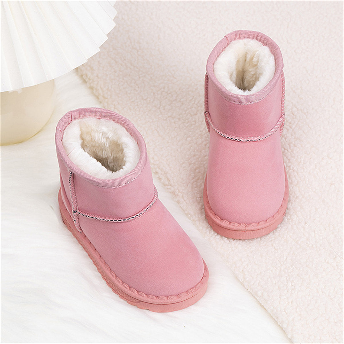 Children's autumn thickened warm and snow-resistant snow boots for boys and girls