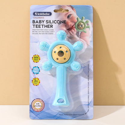 Baby Teething Gel Cartoon Rattle Toy