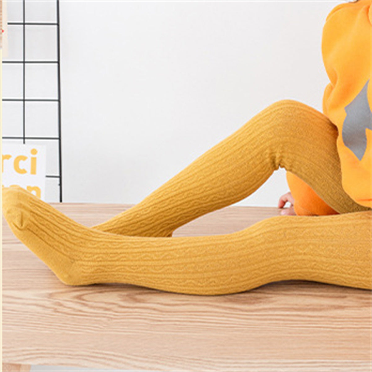 Children's solid color pantyhose