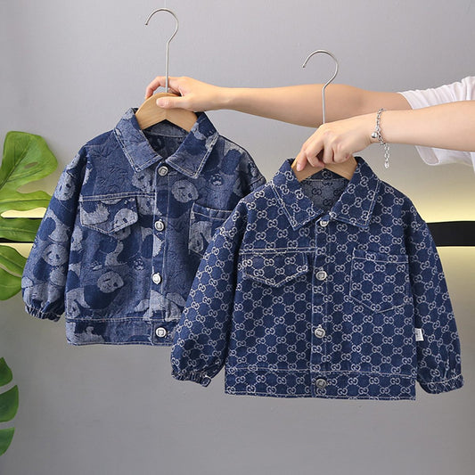 New children's autumn clothing children's clothing boys baby denim jacket