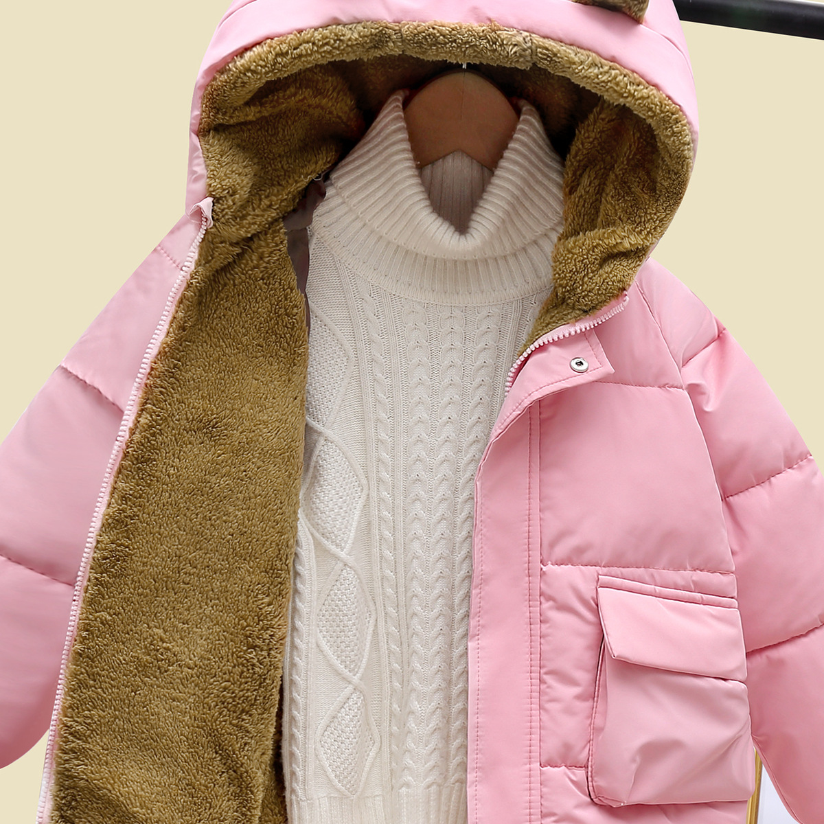 Children&#39;s down jackets boys girls cotton-padded jackets