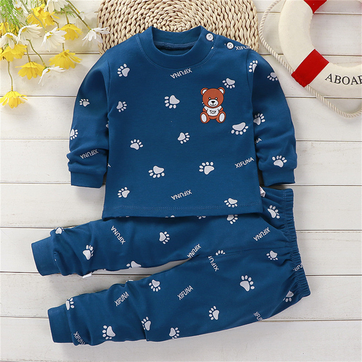 Pure cotton boy's home wear suit