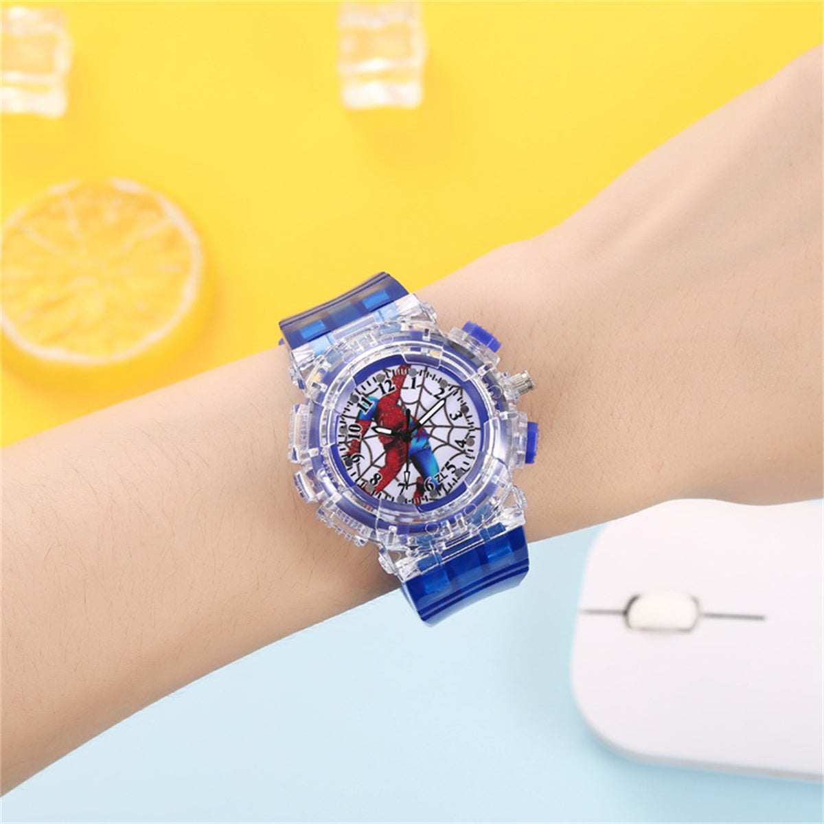 Children's cartoon luminous watch