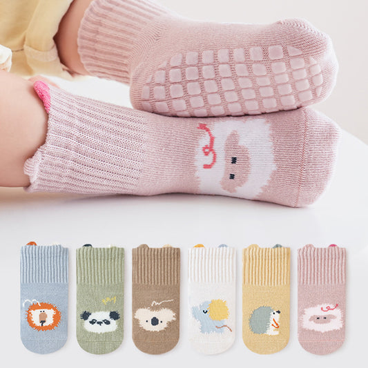 Children's Animal Pattern Non-Slip Rubber Socks