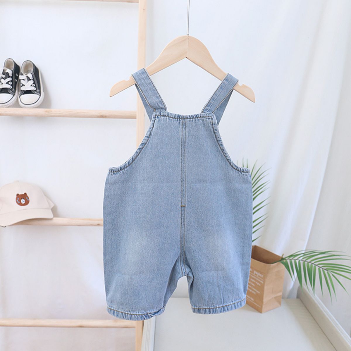 Children's suits boys and girls simple letter overalls two-piece suits summer clothes fashionable trend baby