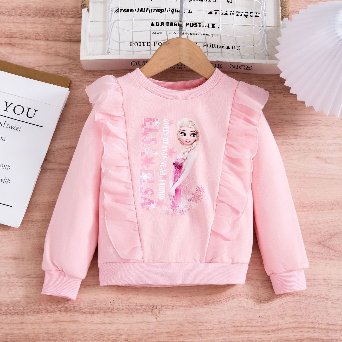 Girls sweatshirt spring new spring and autumn baby girl children's clothing cartoon tops pullover clothes