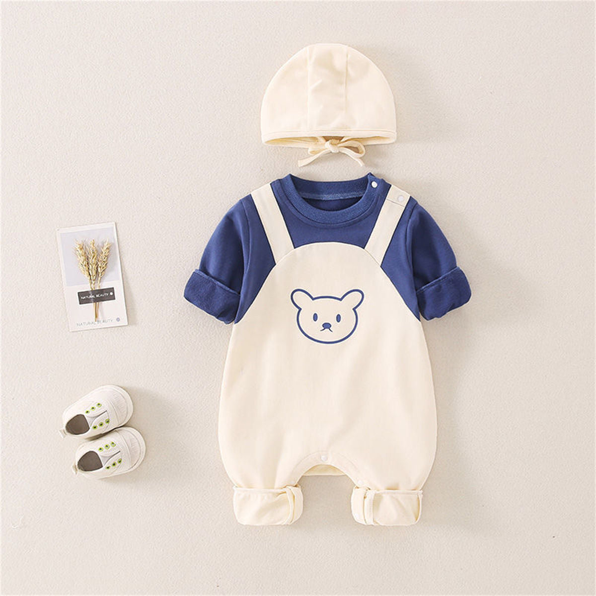 Newborn baby cute baby one-piece romper