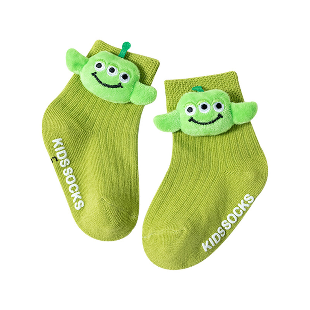 Children's autumn and winter cute doll socks infant mid-tube short socks