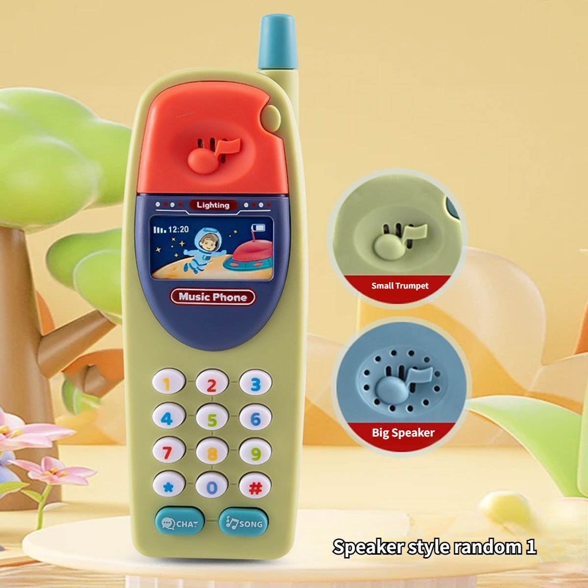 Infant multifunctional simulation mobile phone music story telephone toy