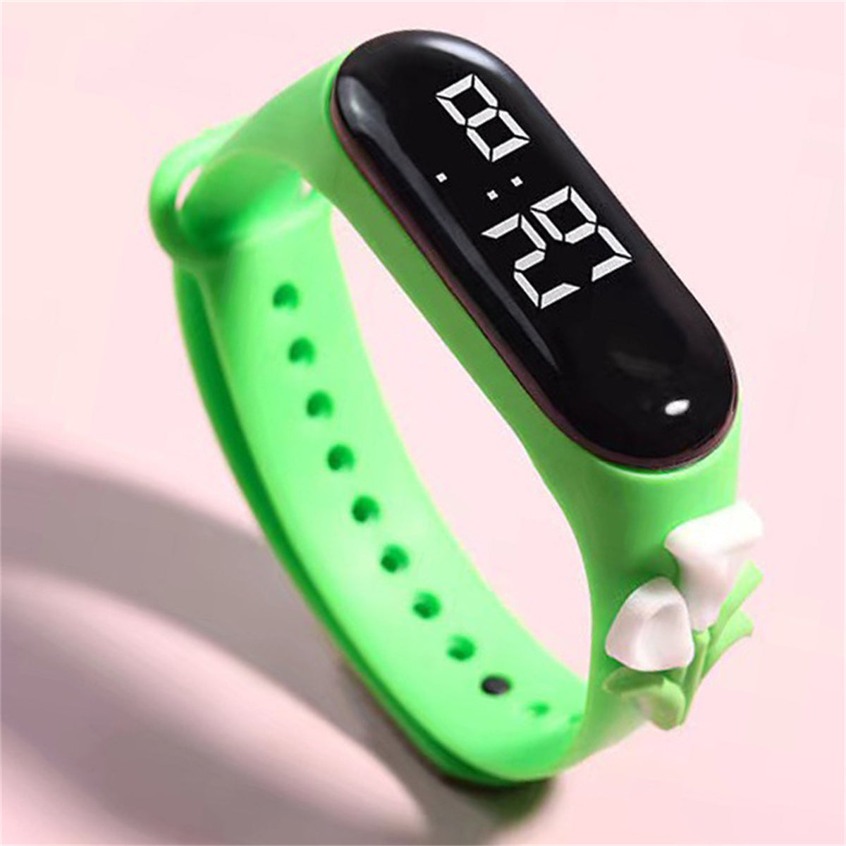 Children's girl's cute casual style flower style waterproof school going out all-match electronic watch