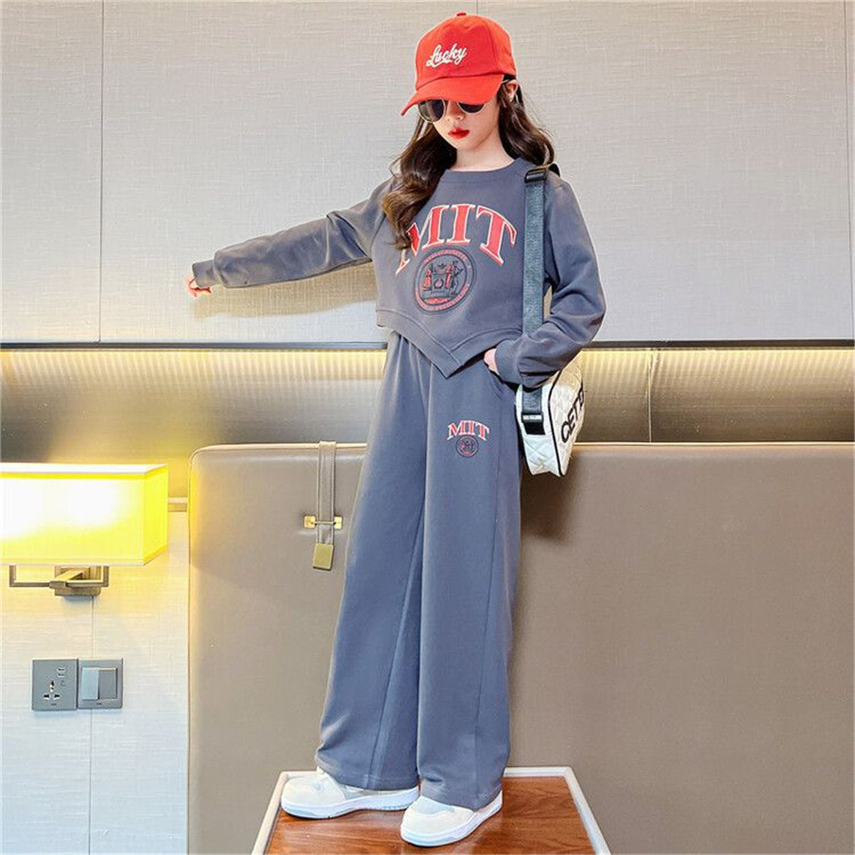 Girls Sports Children's Casual Sports All-match Suit