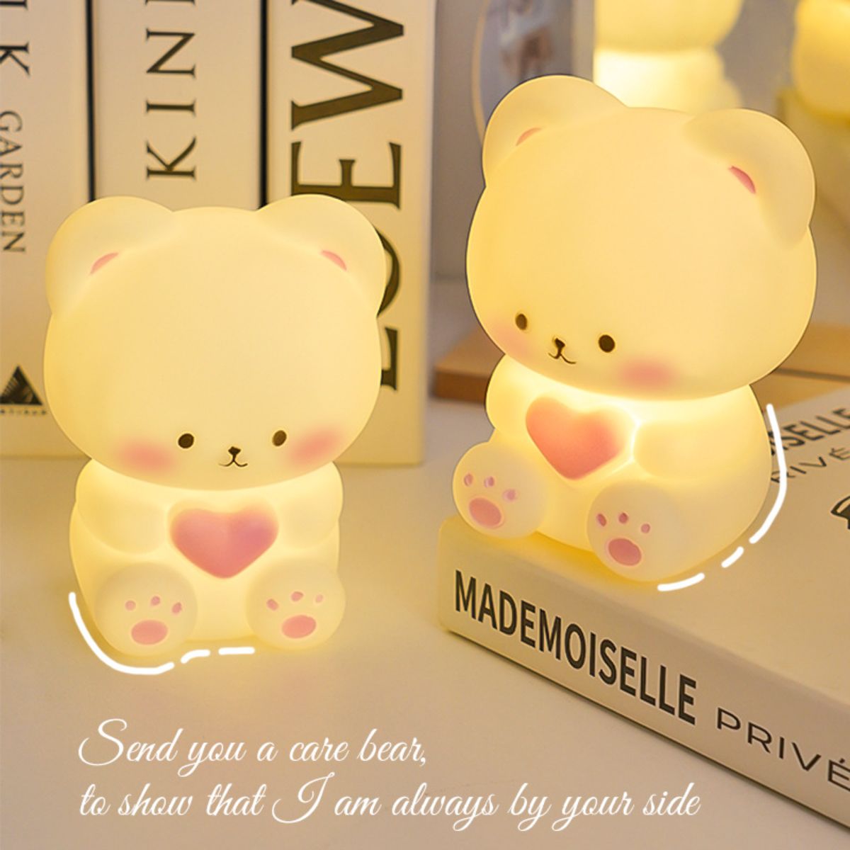 Love Bear Night Light Cute Bedroom Mood Light