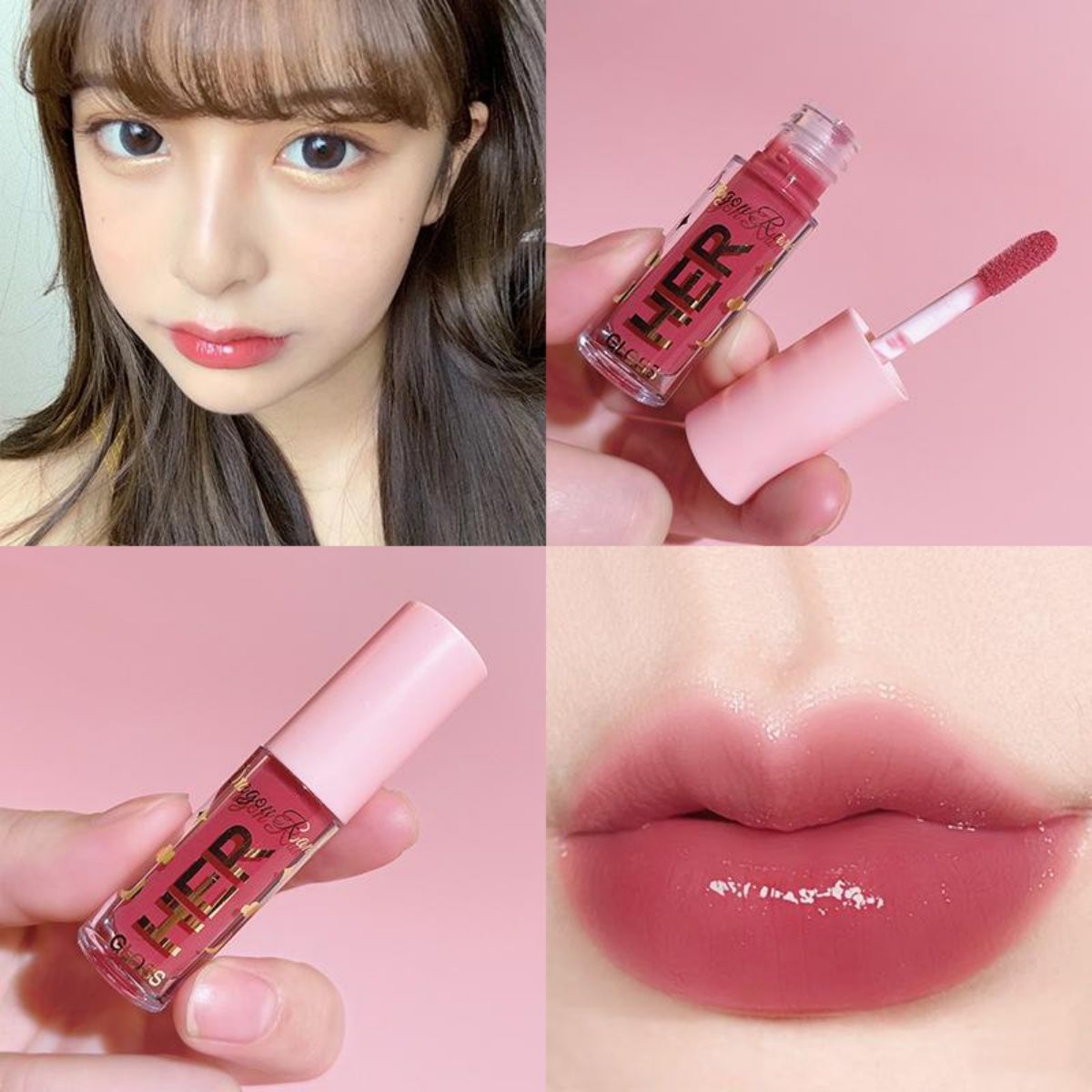 Mirror lip glaze moisturizing jelly glass lip gloss