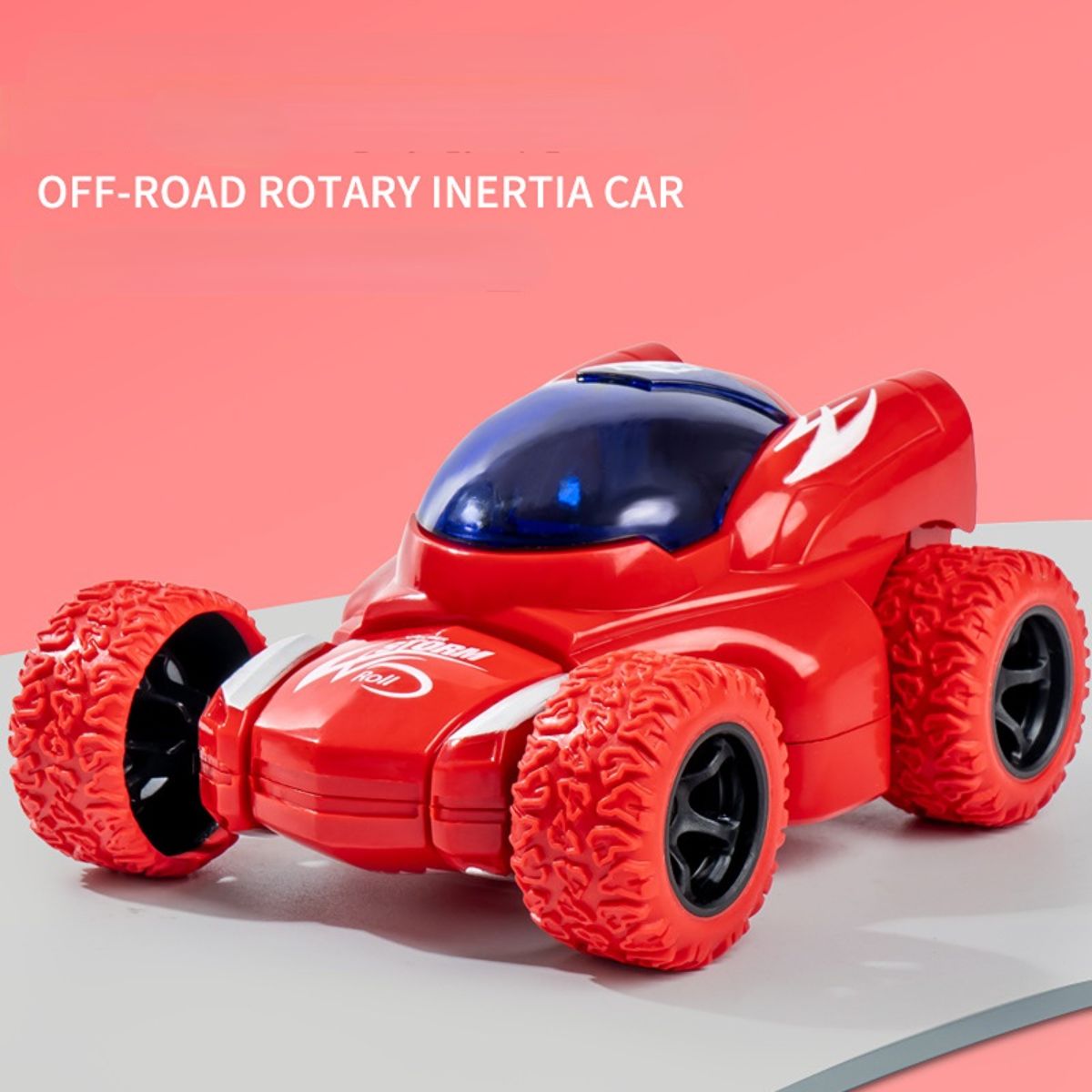 Friction off-road vehicle boy toy rotating stunt car