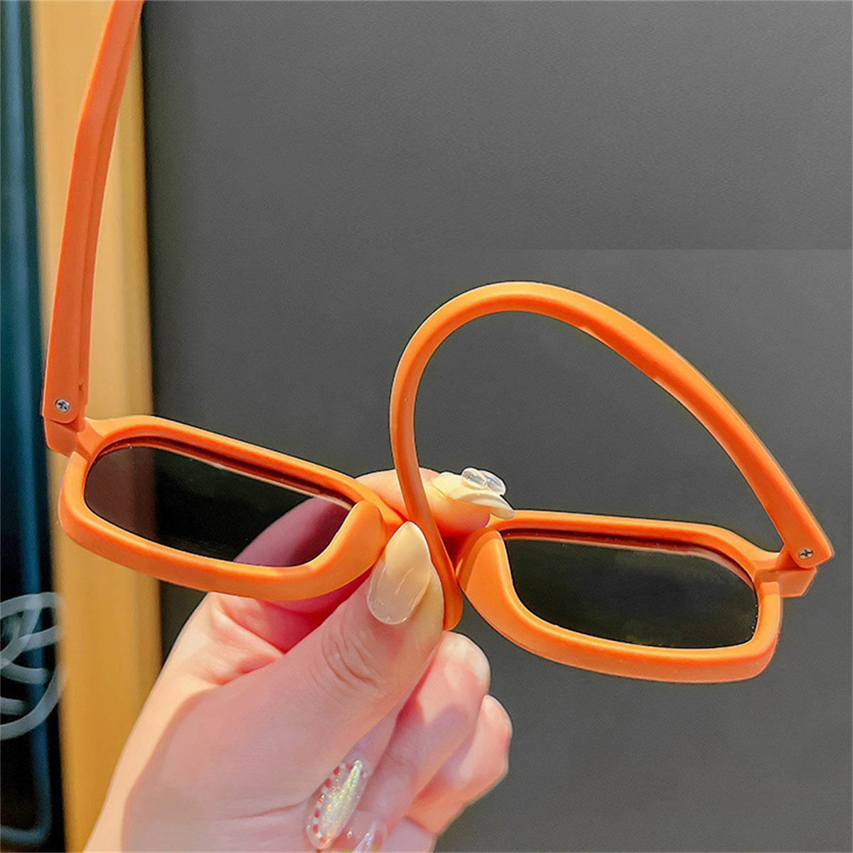 Children's solid color glasses