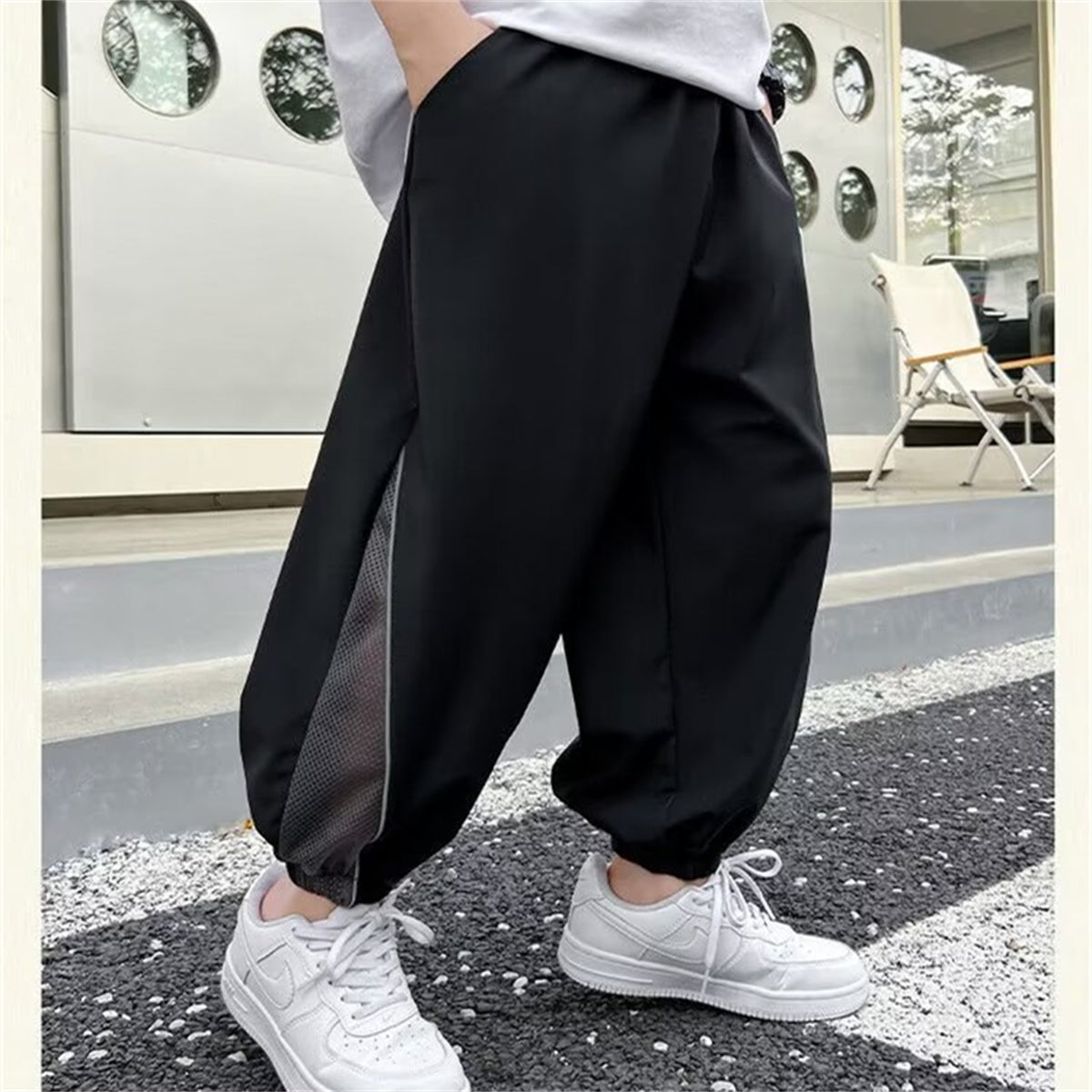 Boys' Simple Sporty Breathable Comfort Woven Pants