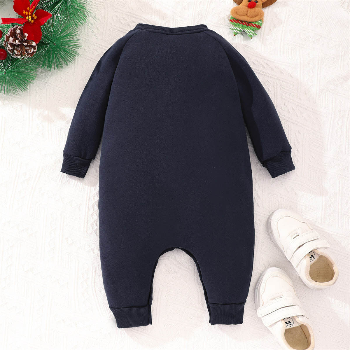 Christmas Baby Elk Winter Romper