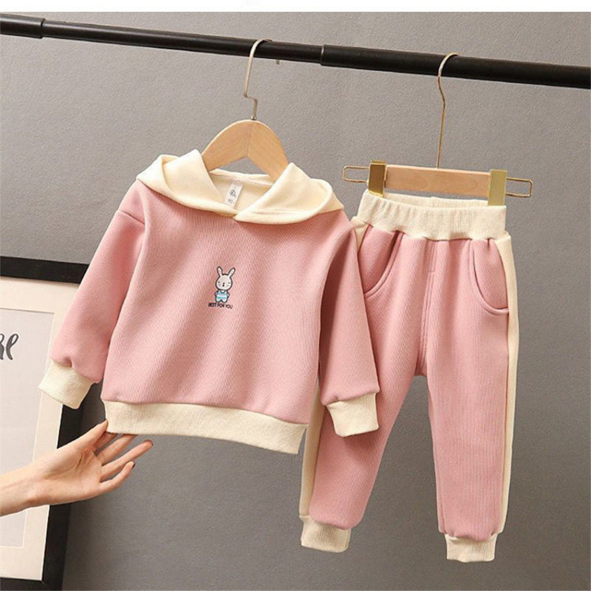 Children's clothing girls spring and autumn suits new children's spring baby sweater little girl clothes