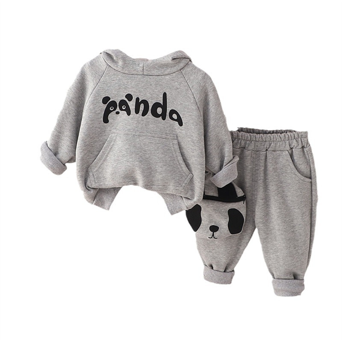 Boys two piece hooded sweatshirt suit