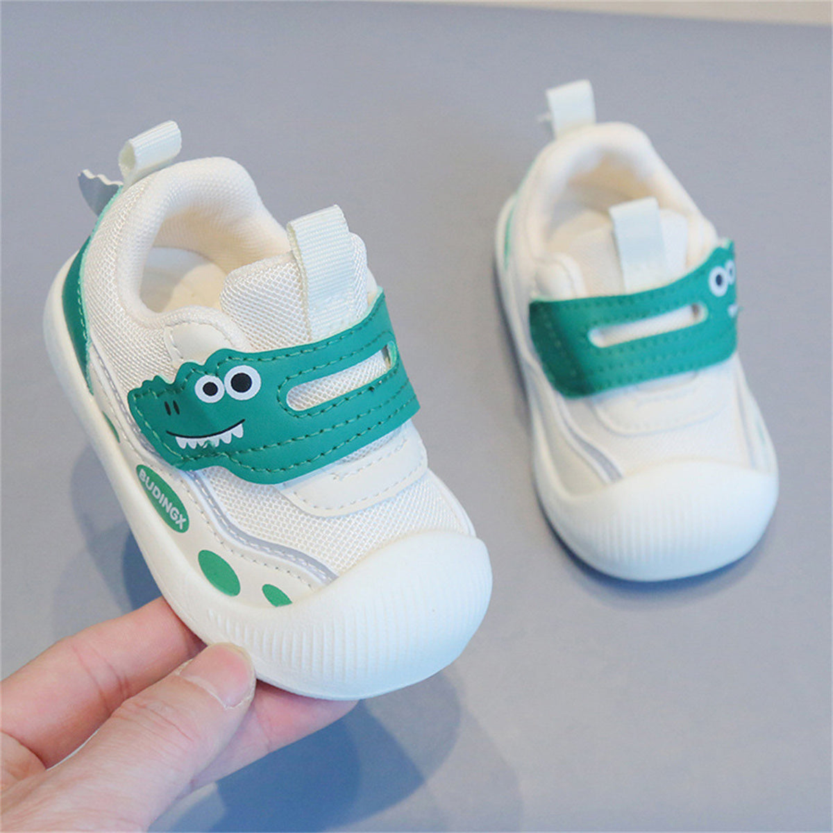 Children's Dinosaur Velcro Sneakers