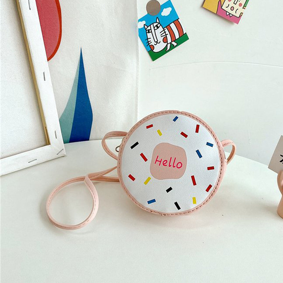 Children's Donut Shoulder Crossbody Bag