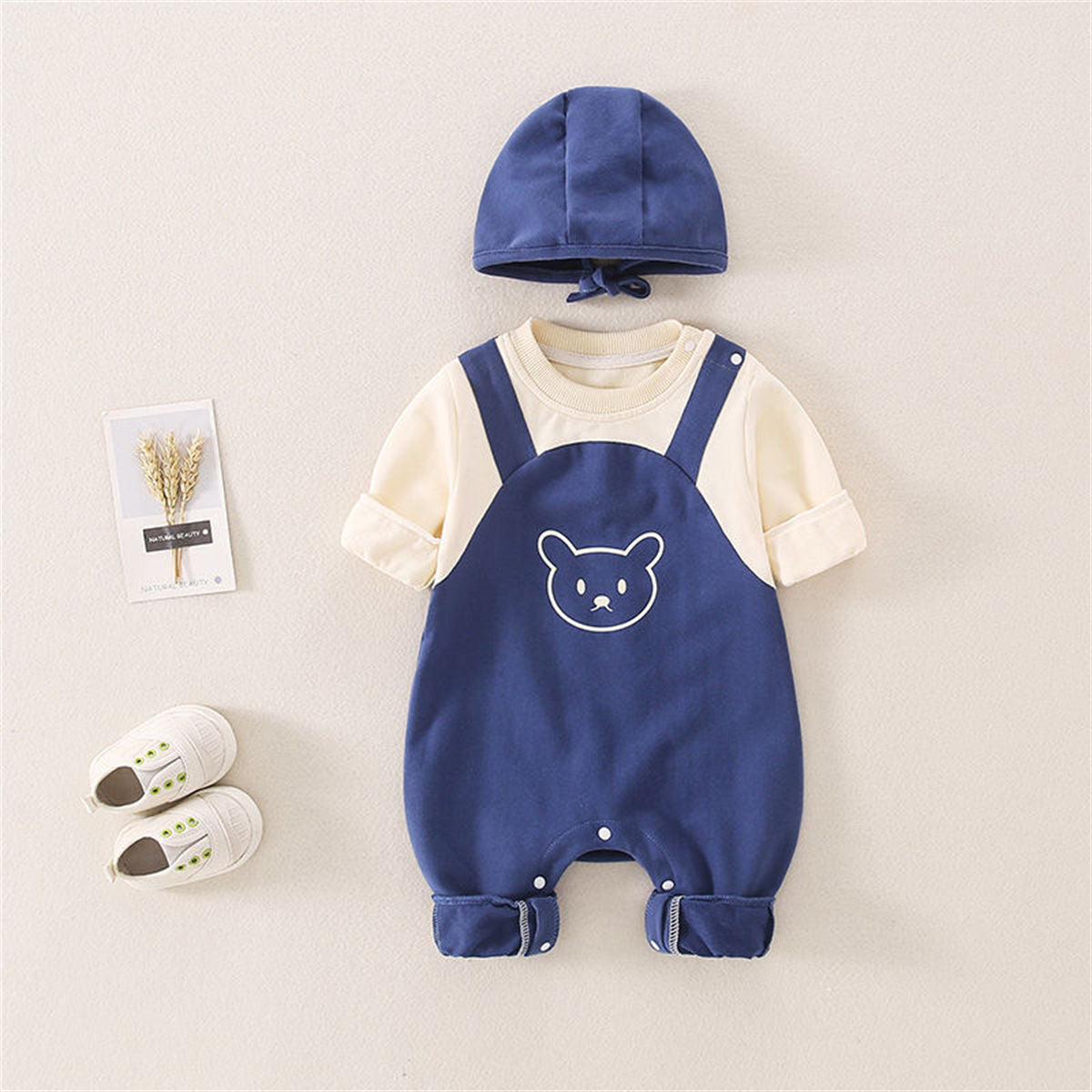 Newborn baby cute baby one-piece romper