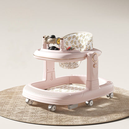 Adjustable Height Baby Walker with Music for Infants
