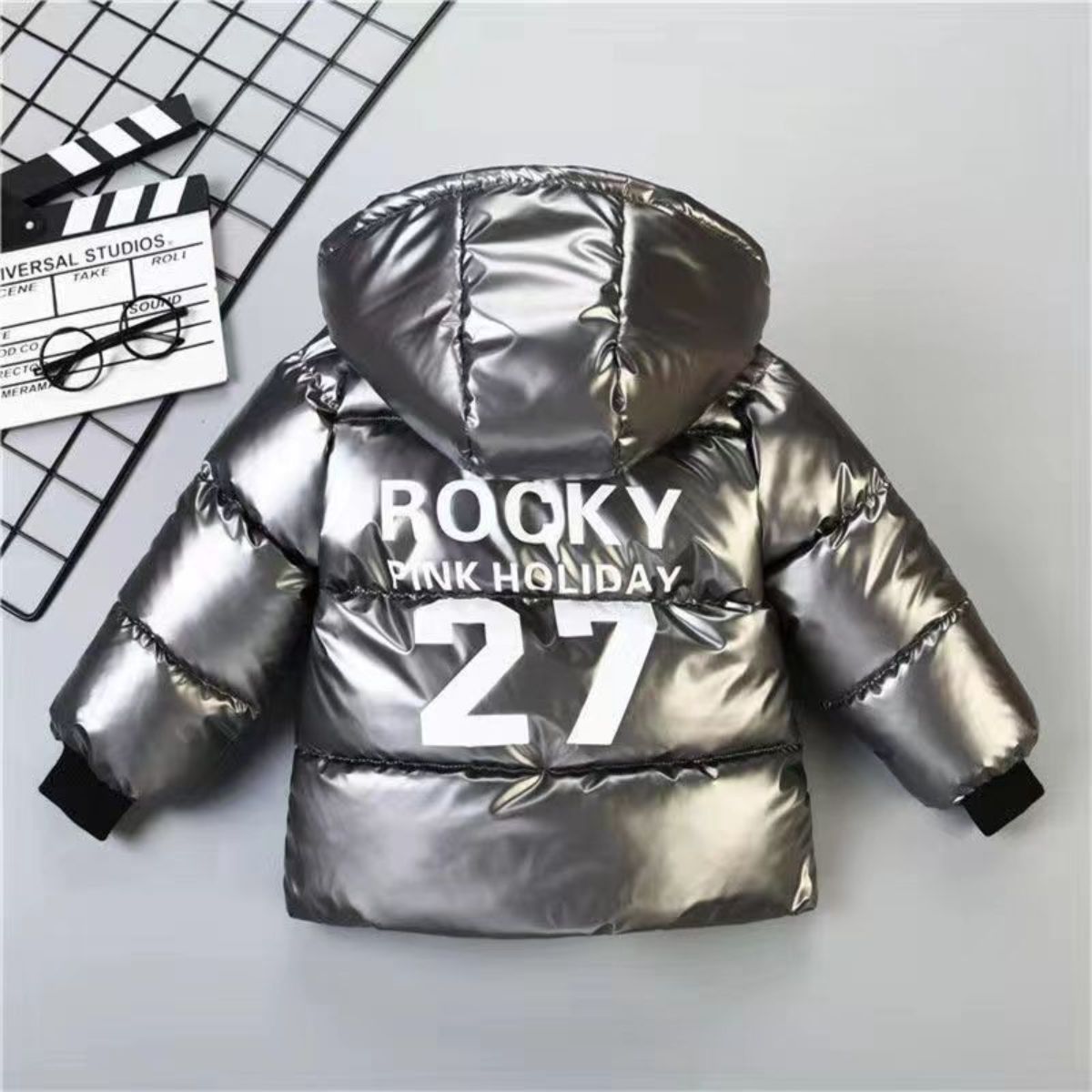 Children&#39;s winter coat down jacket boy thick cotton coat