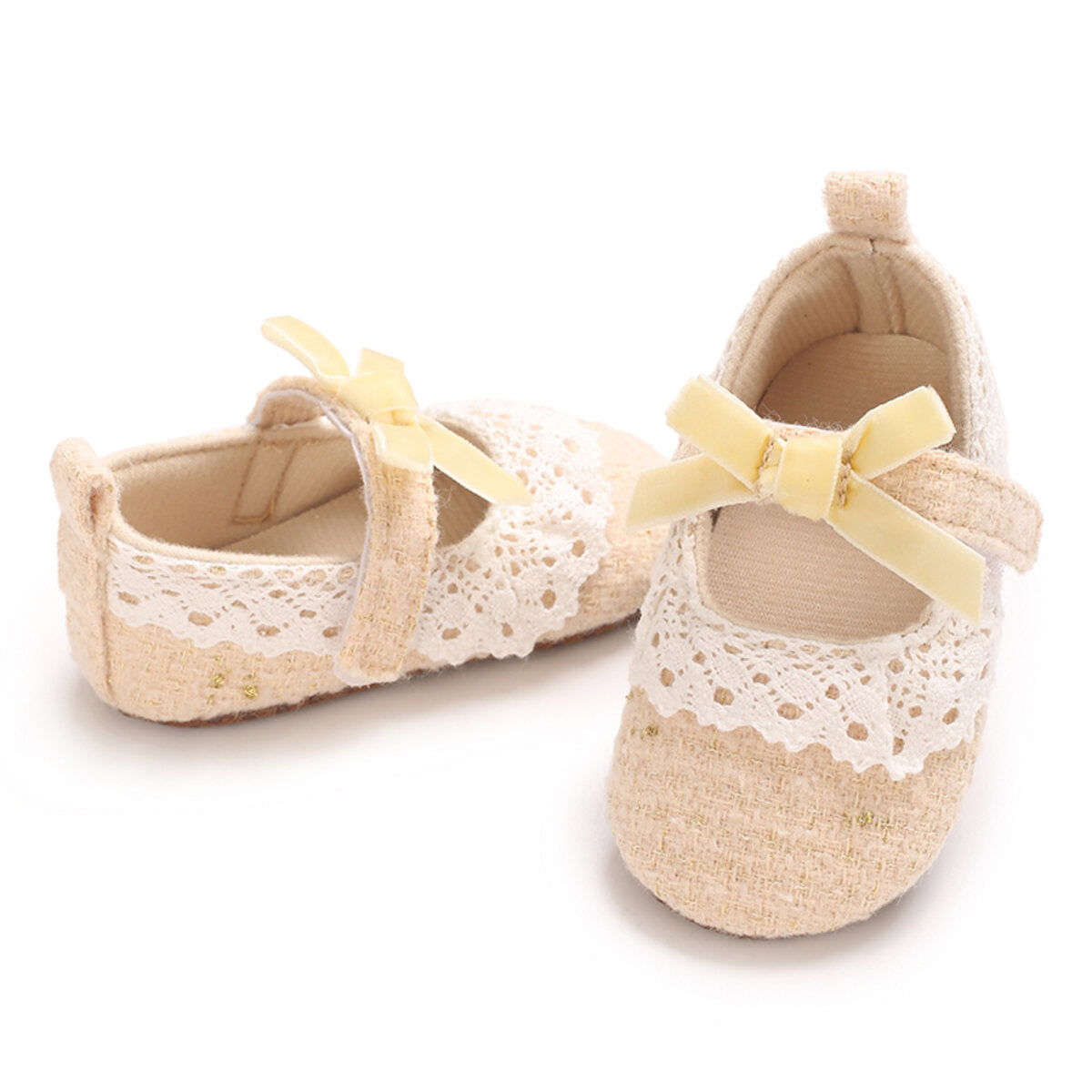 Baby soft sole princess shoes