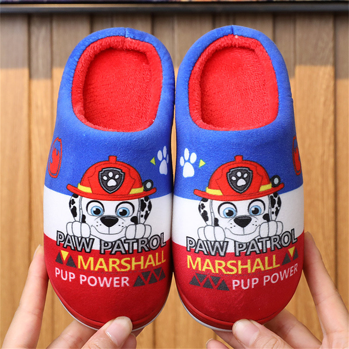 Paw Patrol Letters Cartoon Cute Style Baotou cotton mop for Boys and Girls