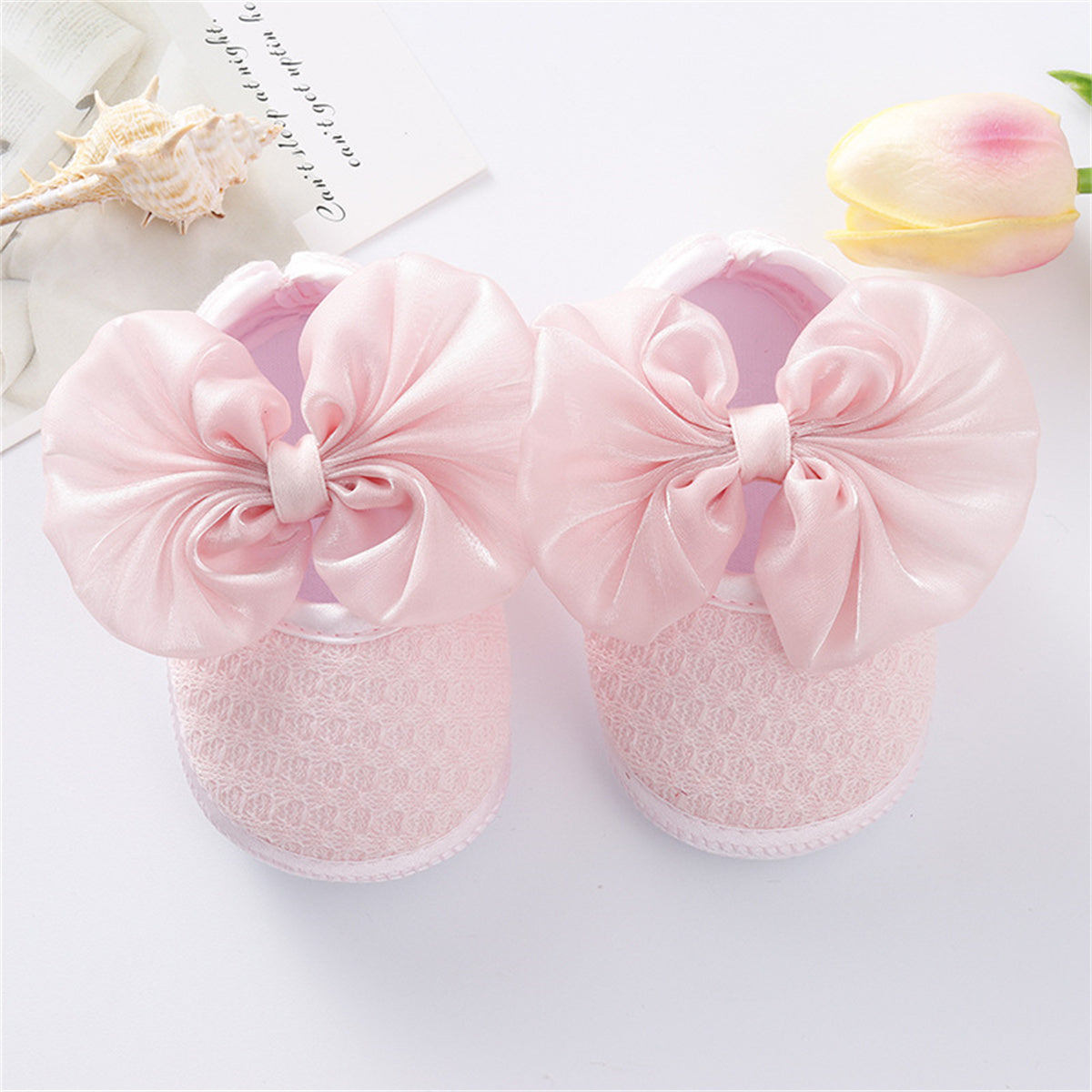 Baby Mesh Bow Princess Shoes