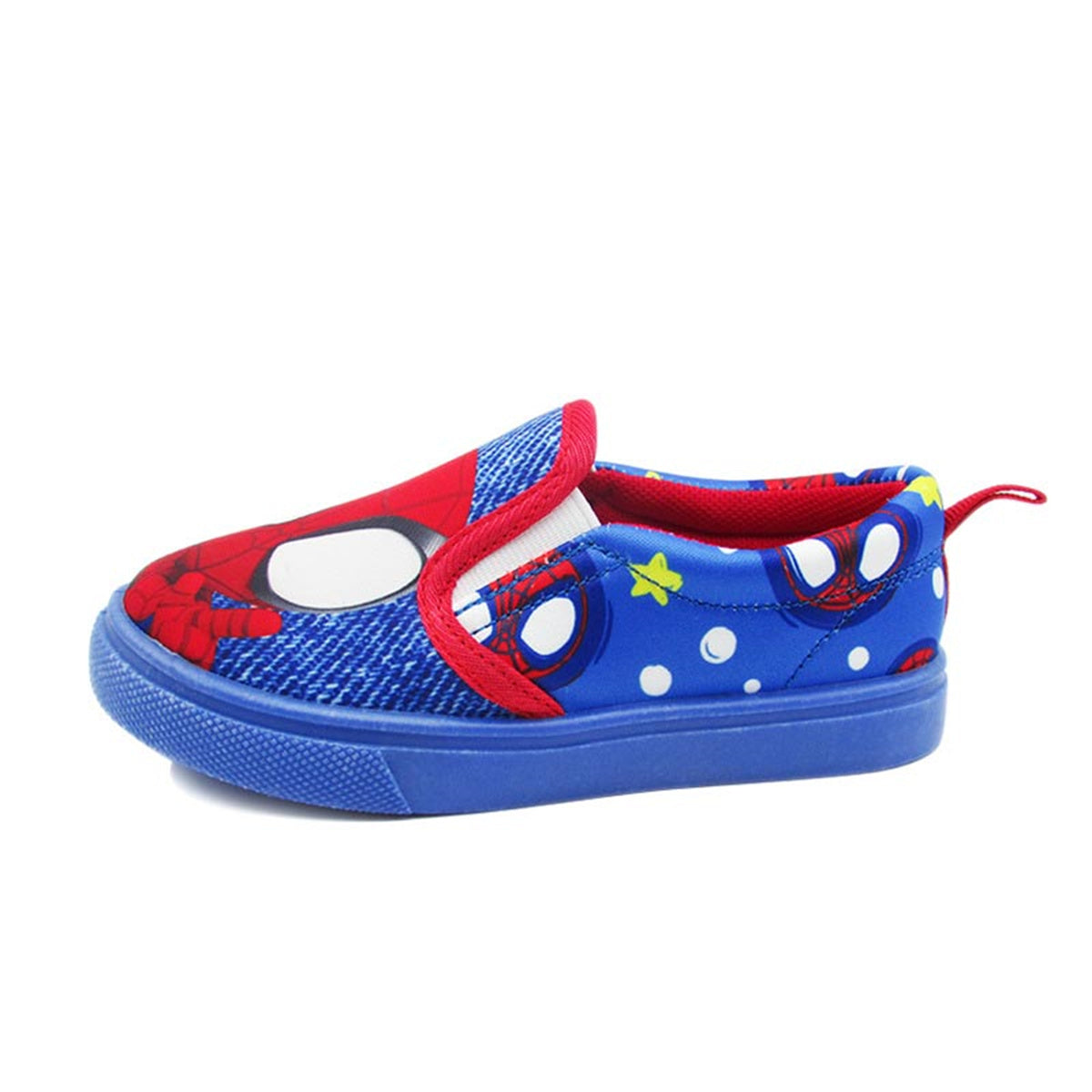 Spider-Man pattern casual low-top canvas shoes for middle and older boys