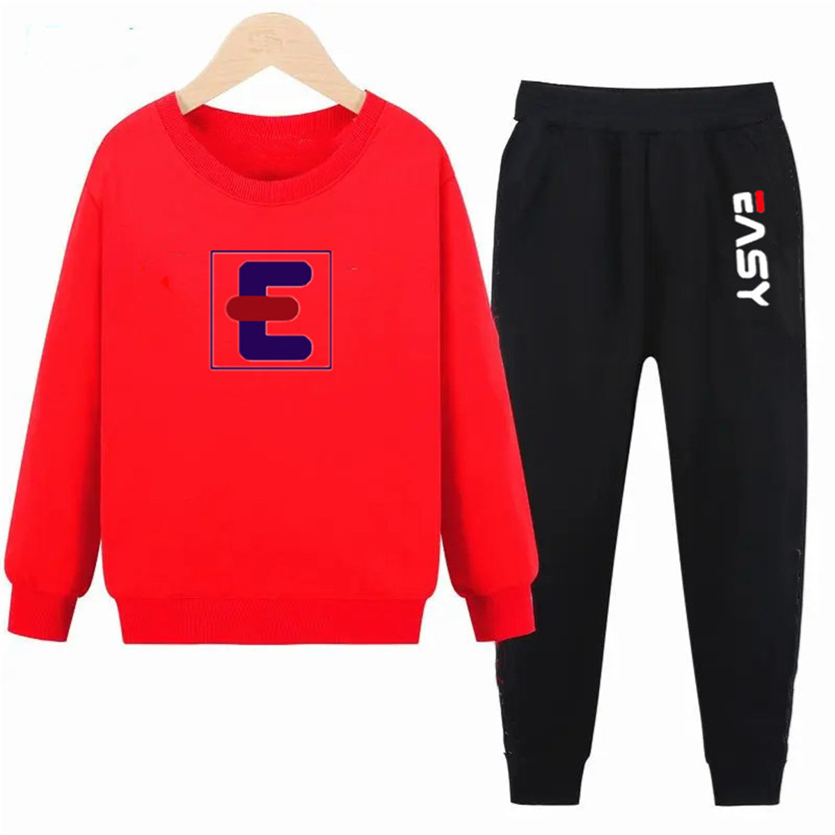 Fashionable sports sweatshirt long-sleeved suit for middle and older boys