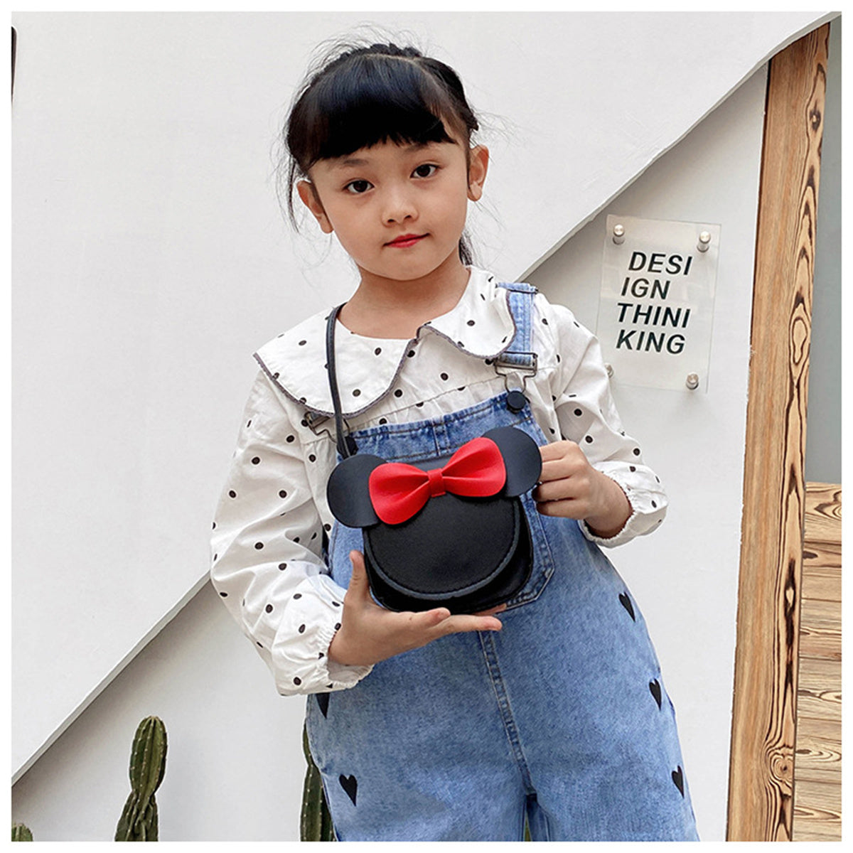 Children's Mickey Bow Crossbody Bag