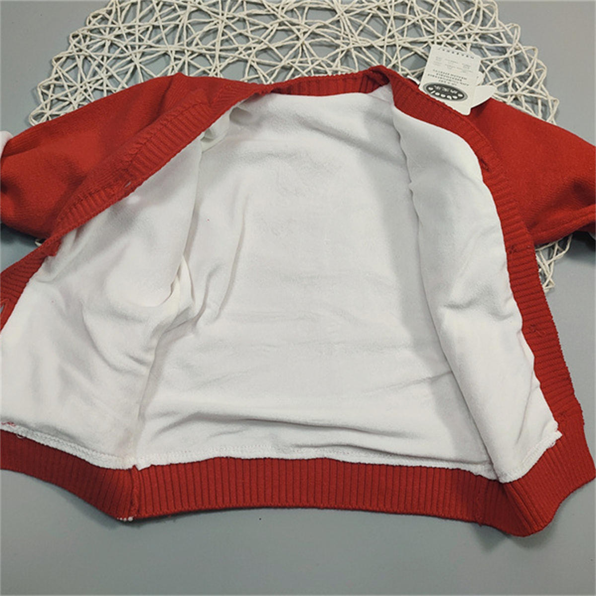 baby thick fleece cardigan sweater