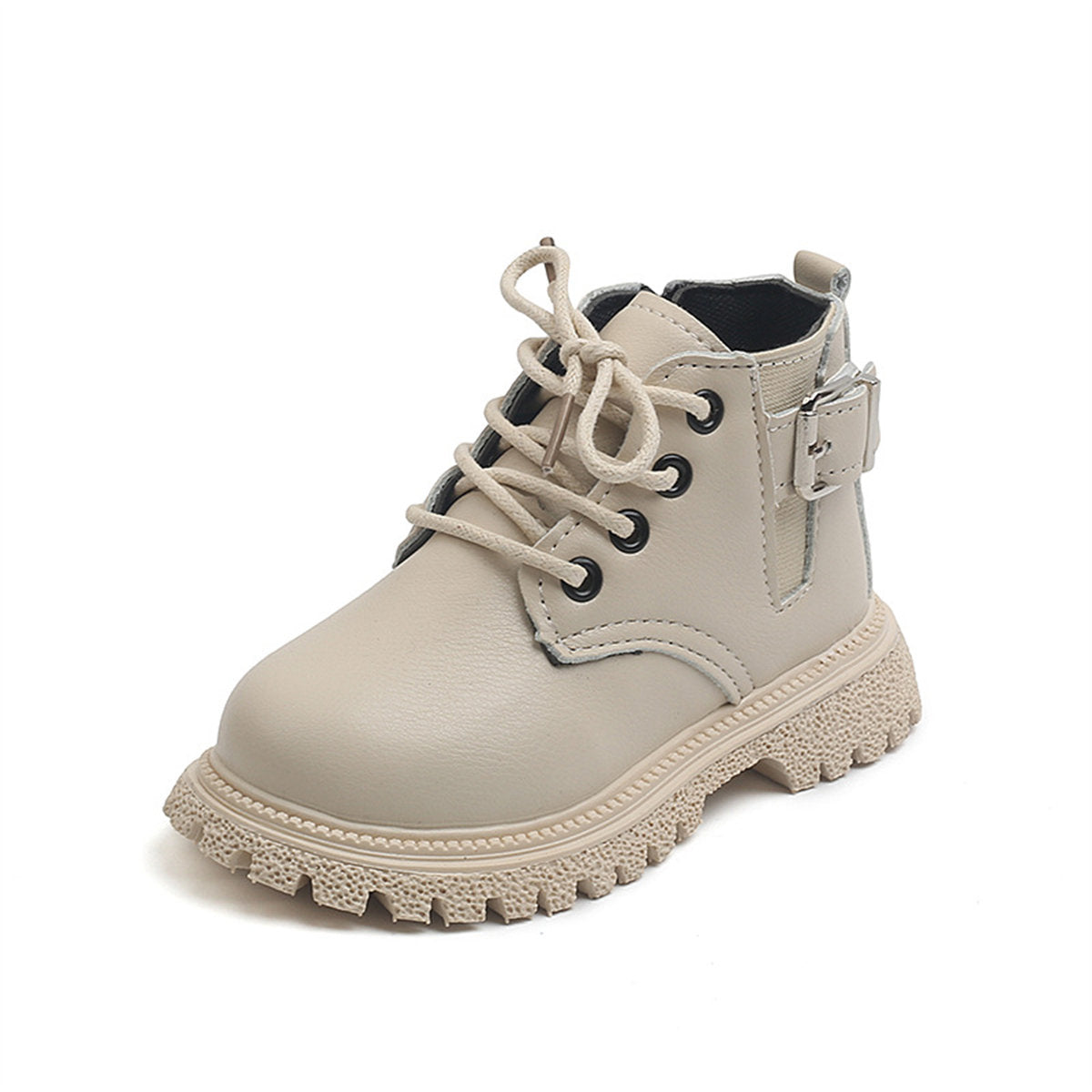 Solid color handsome urban style short boots Martin boots for boys and girls