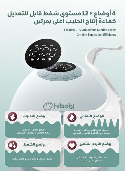 Wearable Electric Breast Pump | Hands-Free with 4 Modes & 12 Suction Levels