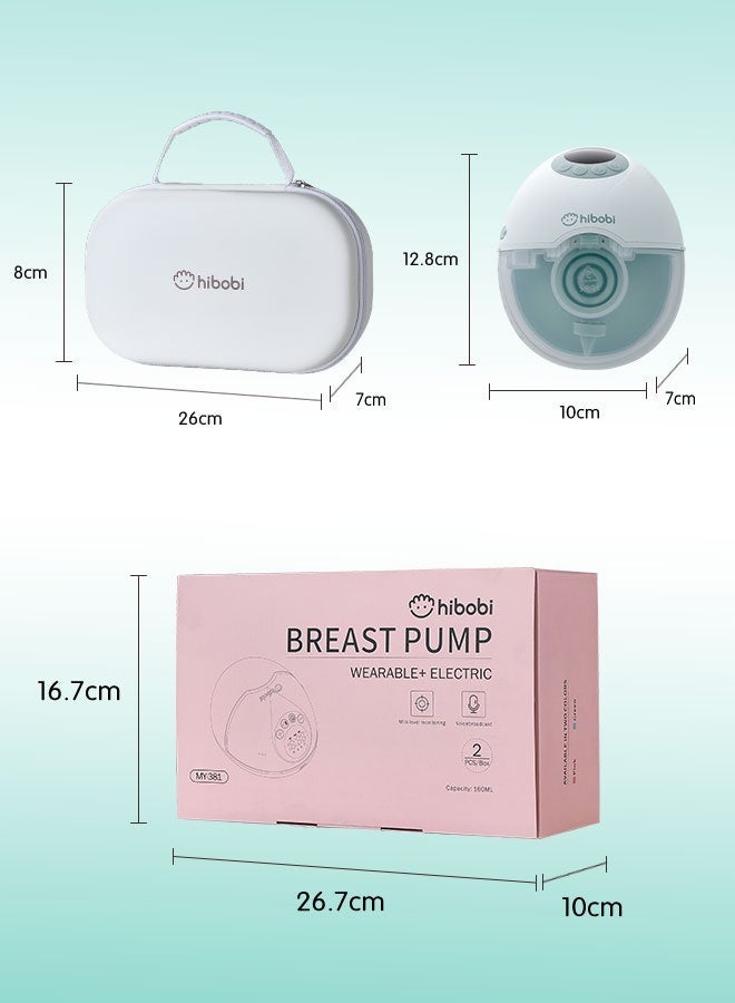 Wearable Electric Breast Pump | Hands-Free with 4 Modes & 12 Suction Levels