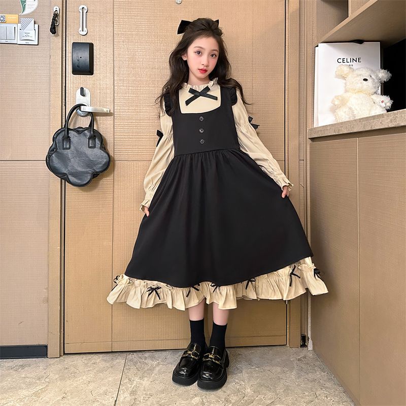 Big Kids College Style Skirt Children's Fashion Princess Skirt