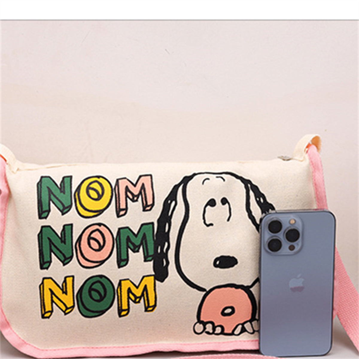 Children's canvas bag Snoopy shoulder bag casual student style printed cartoon bag