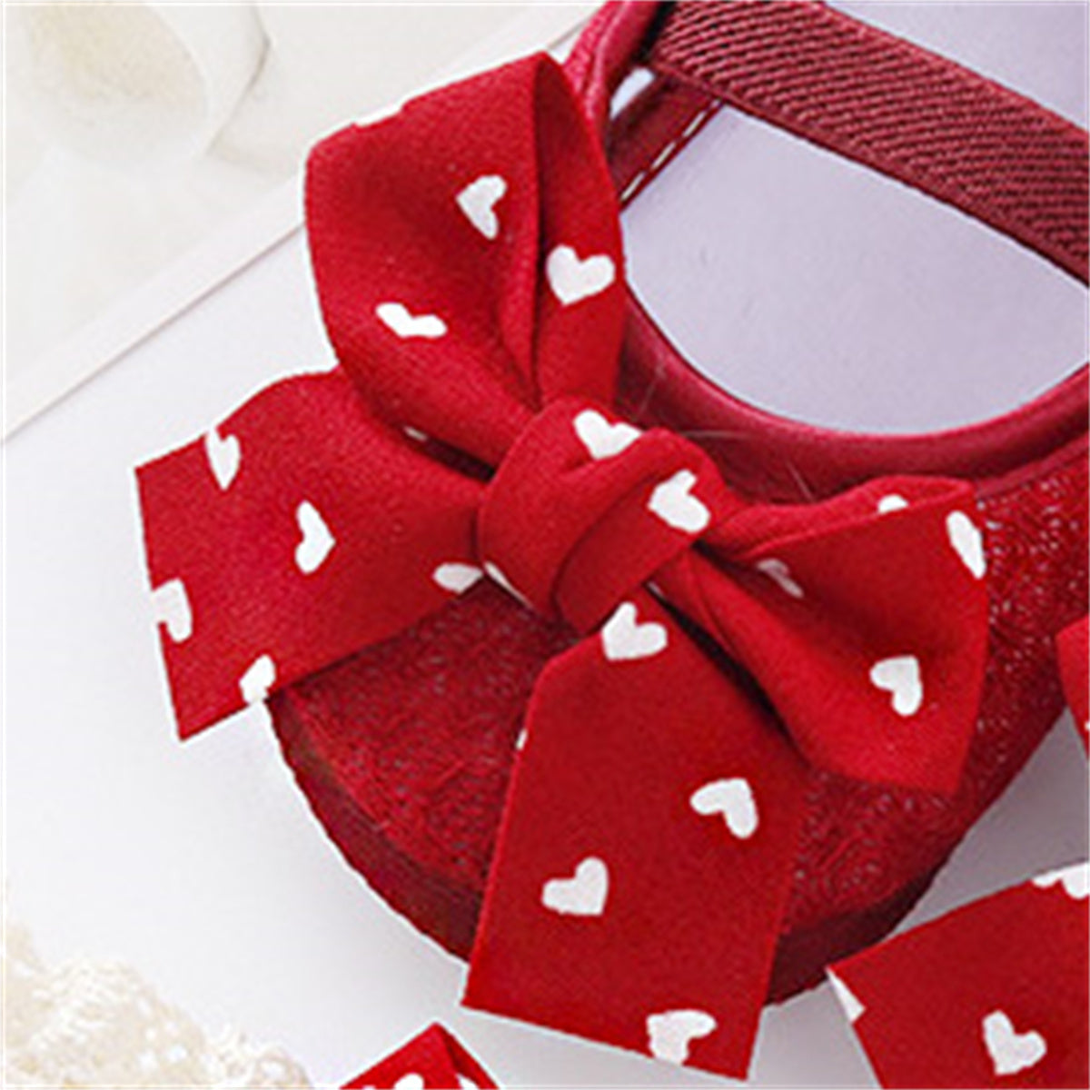 Children's 2-piece set of polka dot bow casual shoes