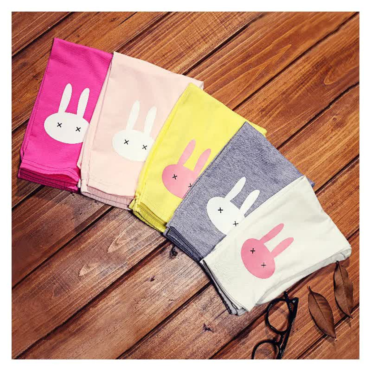 Summer all-match cartoon rabbit five-point girls leggings cotton pants children's shorts